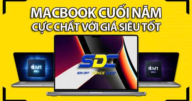  Đừng bỏ lỡ những mẫu Macbook cực chất với giá siêu tốt dịp cuối năm!