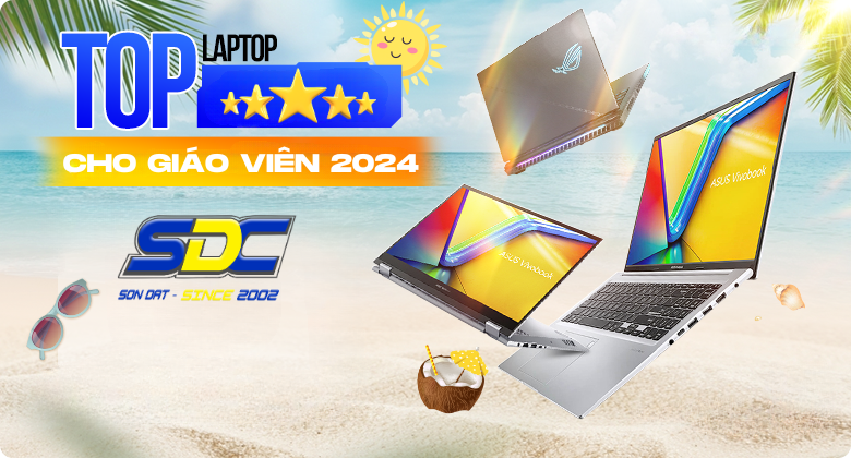 5 mẫu laptop mượt mà, nhẹ nhàng dành cho giáo viên 2024