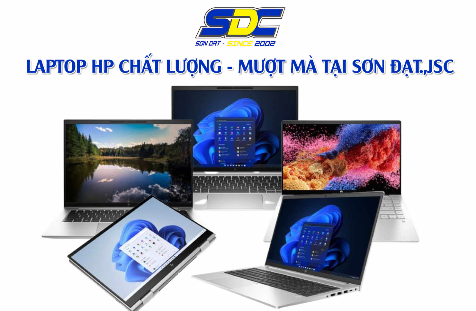 Những chiếc laptop HP chất lượng, mượt mà tại Sơn Đạt.,JSC