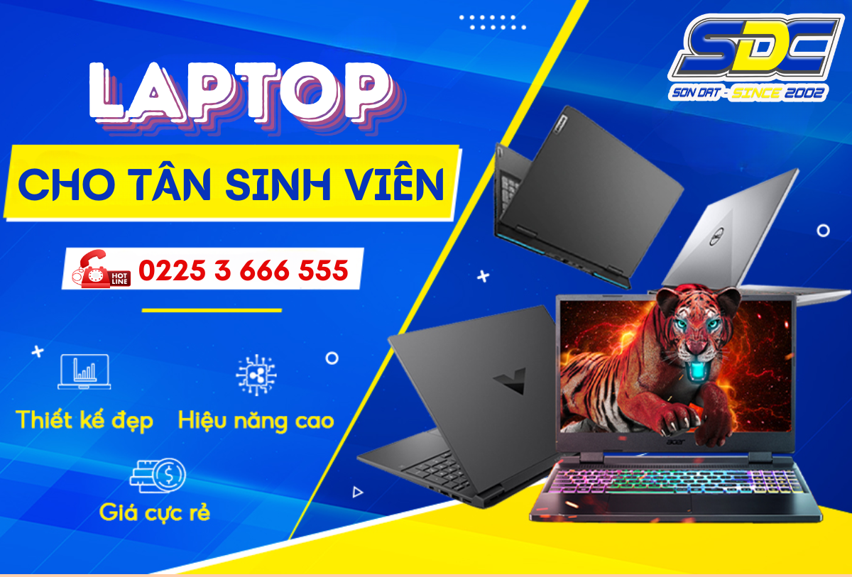 Những mẫu laptop cực chất dành cho tân sinh viên 2024