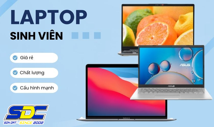 Top 10 laptop tốt nhất hiện nay dành cho học sinh, sinh viên 2025