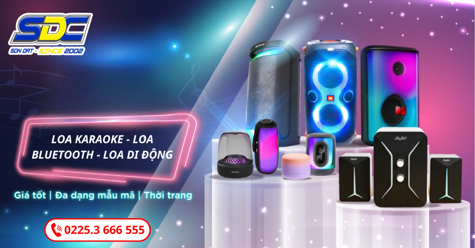  Loa Karaoke, loa Bluetooth, loa di động chính hãng tại Hải Phòng