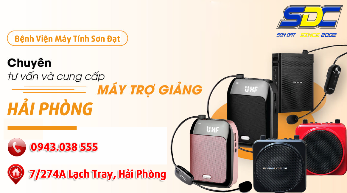 Đơn vị cung cấp máy trợ giảng uy tín, chất lượng số 1 Hải Phòng