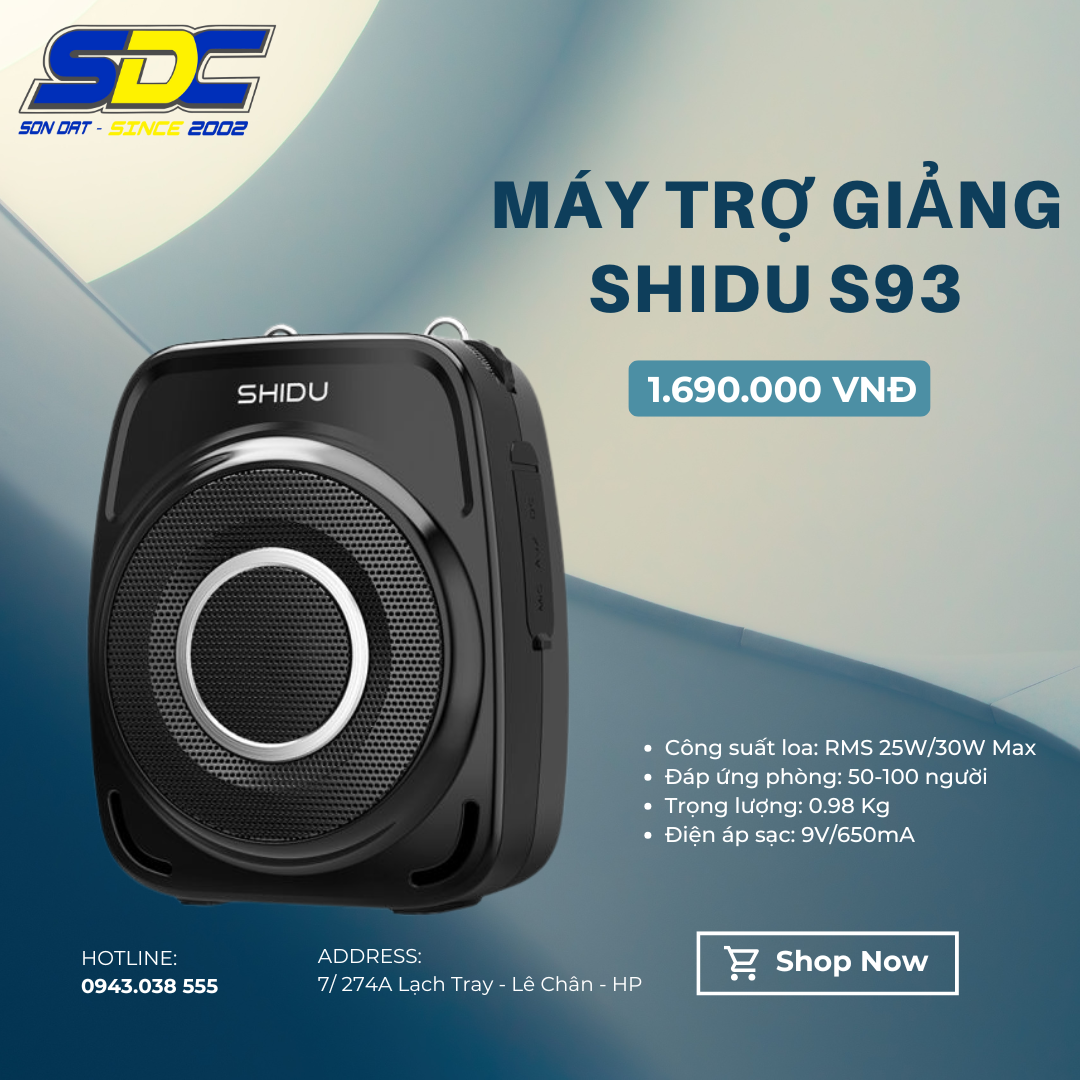 Máy trợ giảng Shidu S93