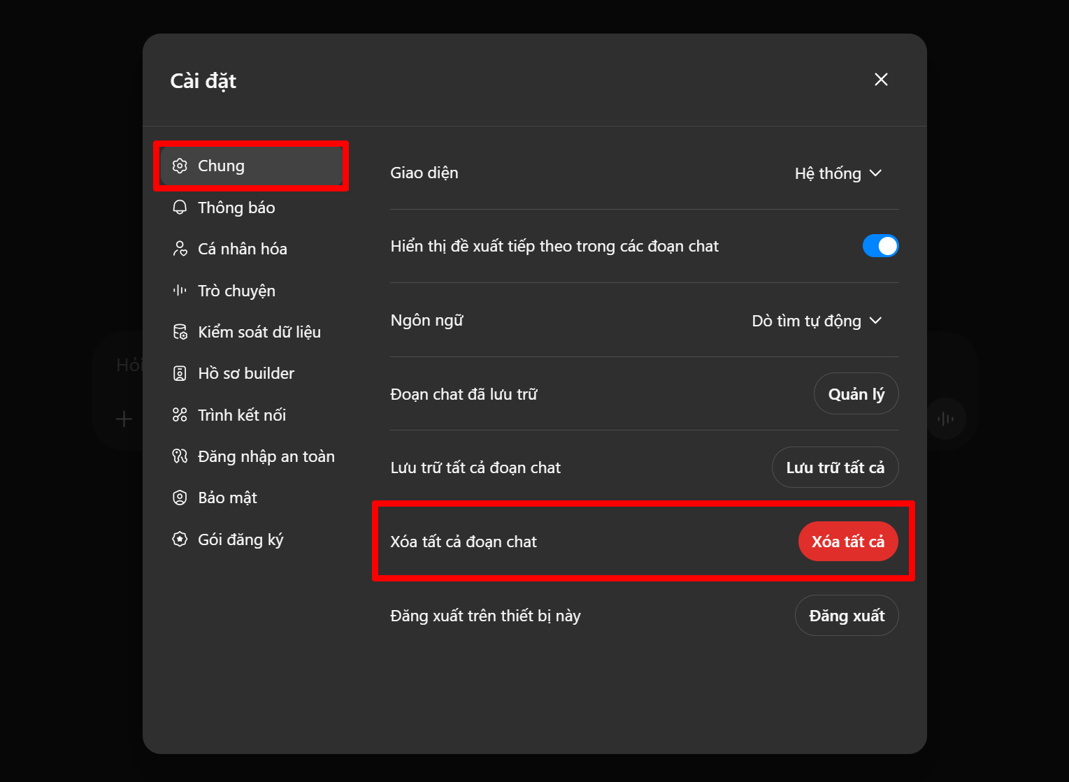 Cách xóa tất cả lịch sử chat trên ChatGPT Cách xóa tất cả lịch sử chat trên ChatGPT