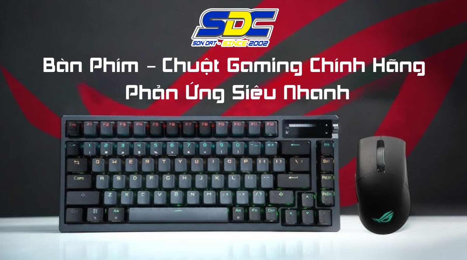 Bàn Phím – Chuột Gaming Chính Hãng – Phản Ứng Siêu Nhanh