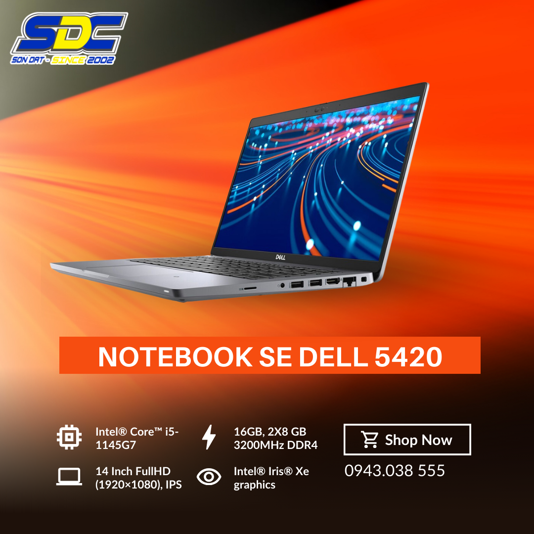 Với laptop Dell Latitude 5420 , laptop sở hữu thiết kế nhỏ gọn cùng khả năng hoạt động