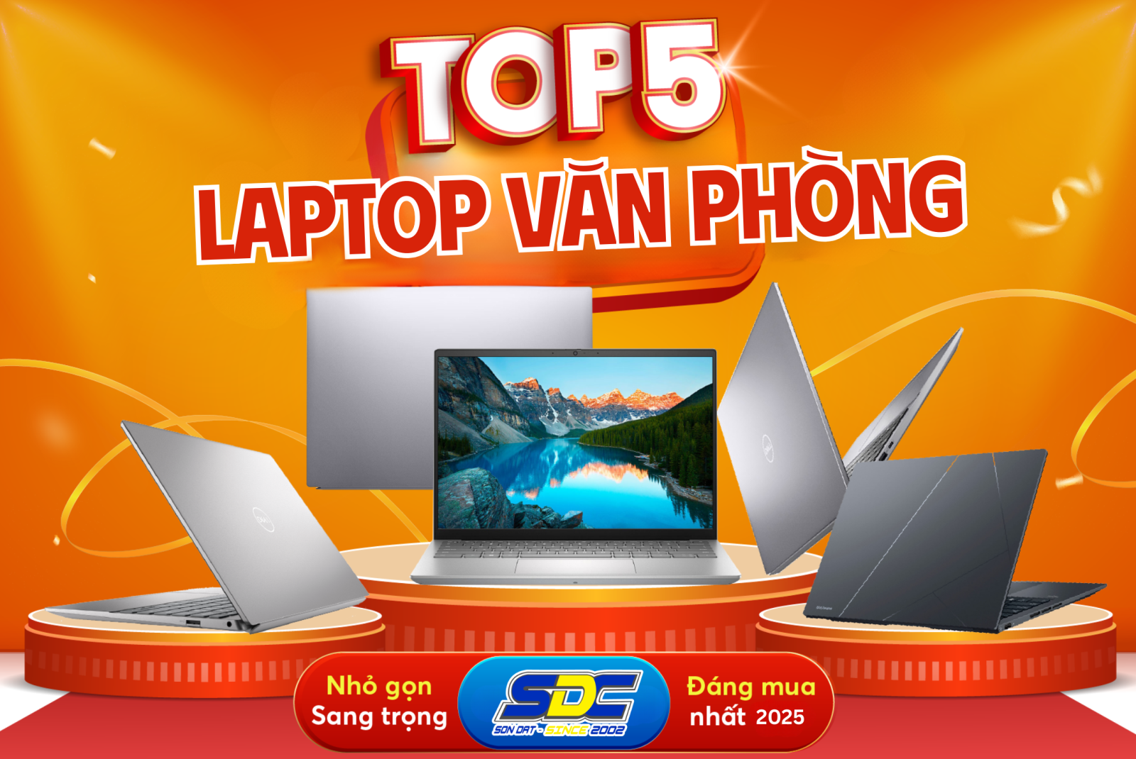 Top 5 Laptop Văn Phòng Cấu Hình Mạnh Mẽ, Đáng Mua 2025