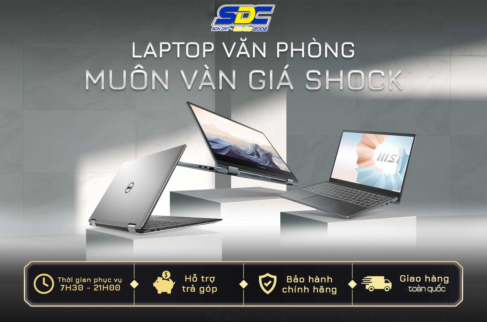 Laptop Văn Phòng Bền Bỉ – Phục Vụ Hiệu Quả Mọi Nhu Cầu