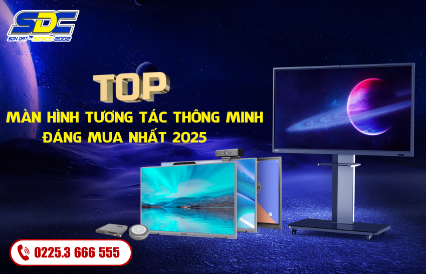 Top những chiếc màn hình tương tác thông minh đáng mua nhất 2025