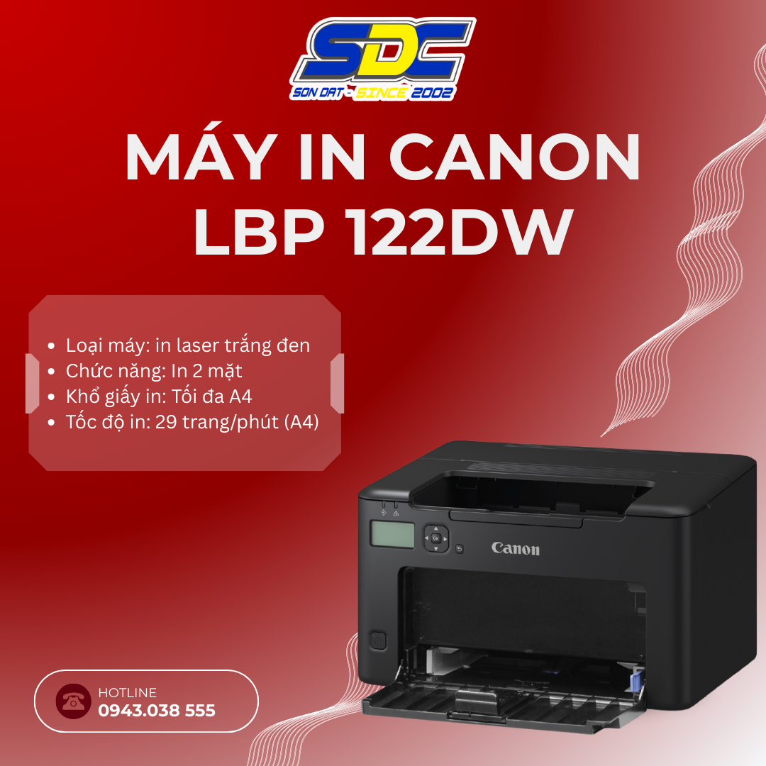  Máy in Canon LBP 122DW chính hãng