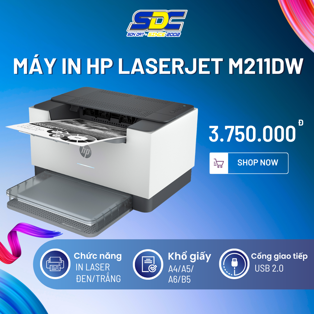 Máy in HP LaserJet M211DW là một lựa chọn hoàn hảo, với chi phí phải chăng
