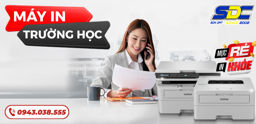 Máy In Cho Trường Học – Bền Bỉ, Tiết Kiệm, Phù Hợp Cho Giáo Viên