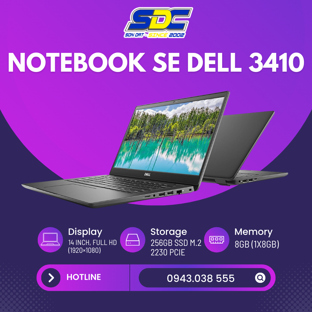 Notebook Se Dell 3410 chiếc Laptop hướng tới doanh nhân với thiết kế đẳng cấp thời thượng
