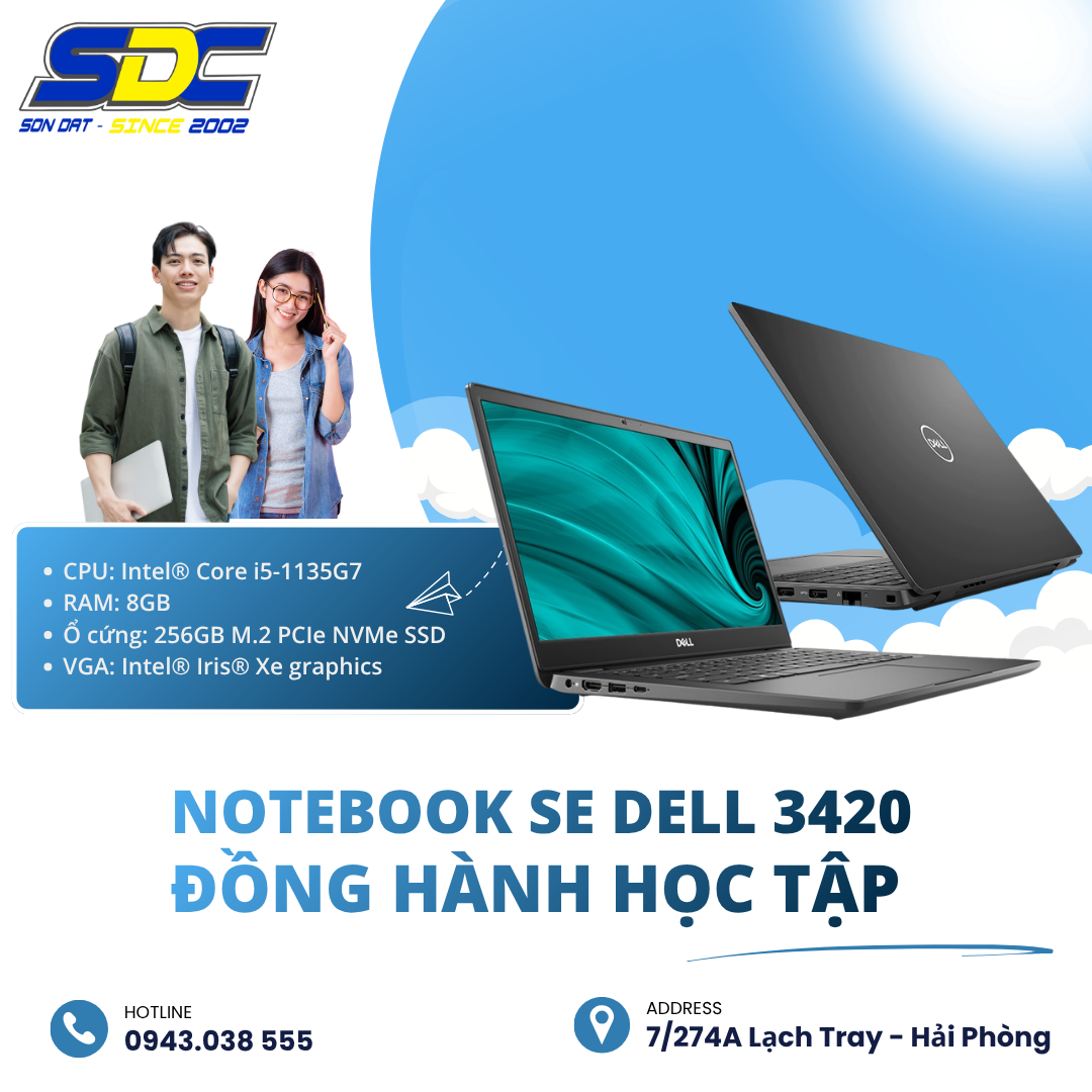Laptop Dell Latitude 3420 là một sản phẩm laptop doanh nghiệp