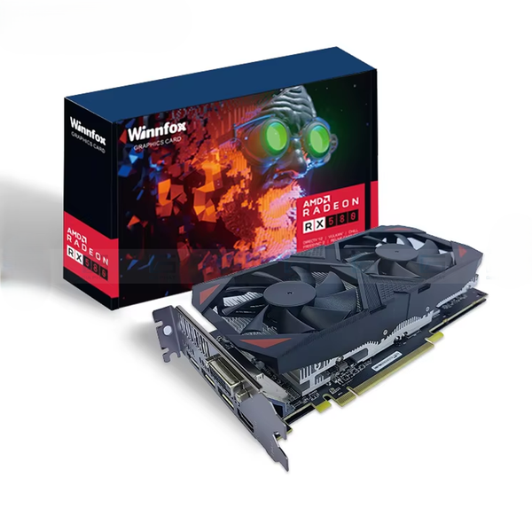 Card VGA WinFox AMD Radeon RX580 mang đến khả năng xử lý đồ họa mượt mà