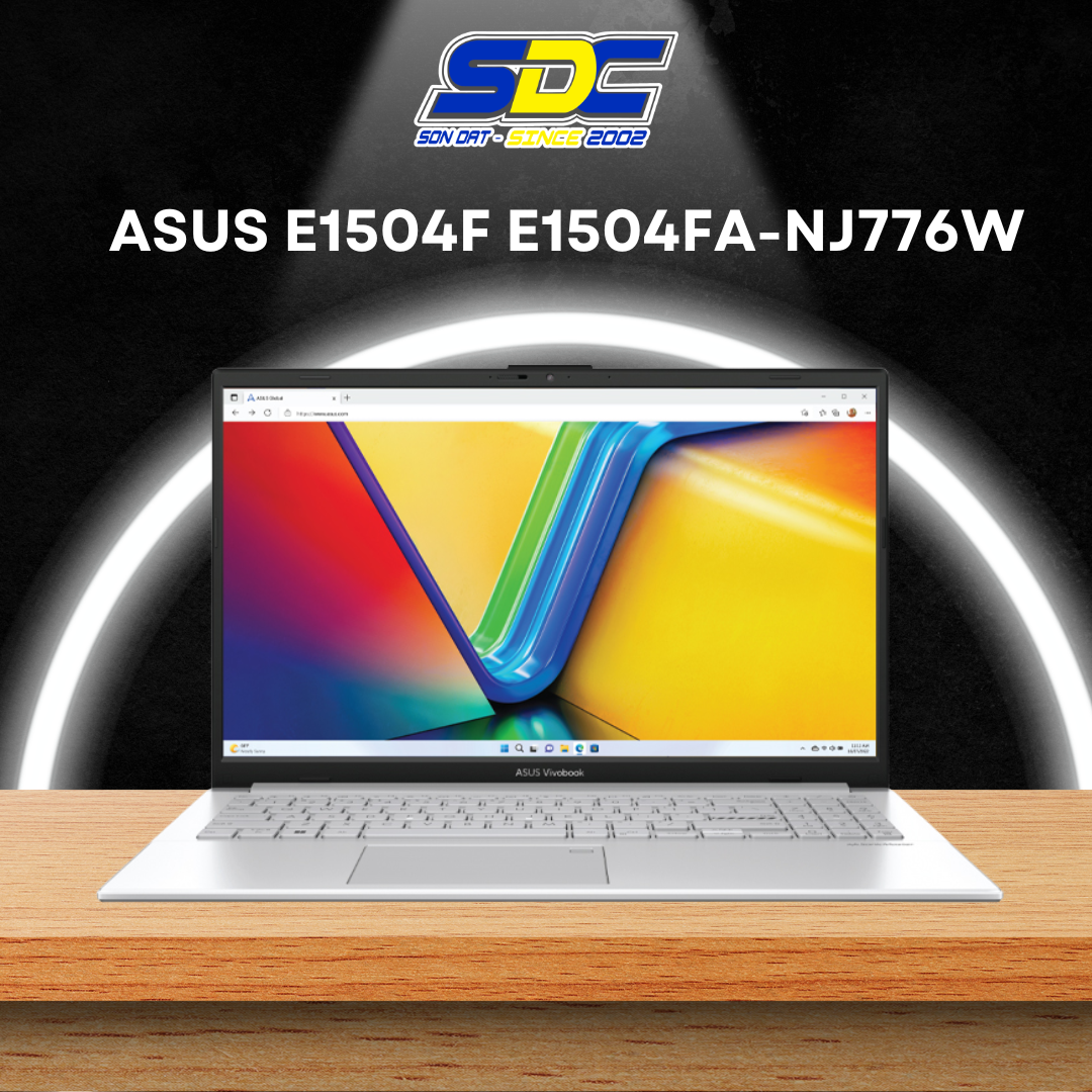 AsusE1504F E1504FA-NJ776W mang phong cách thiết kế sang trọng, hiệu năng mạnh mẽ cùng tính đa năng sử dụng
