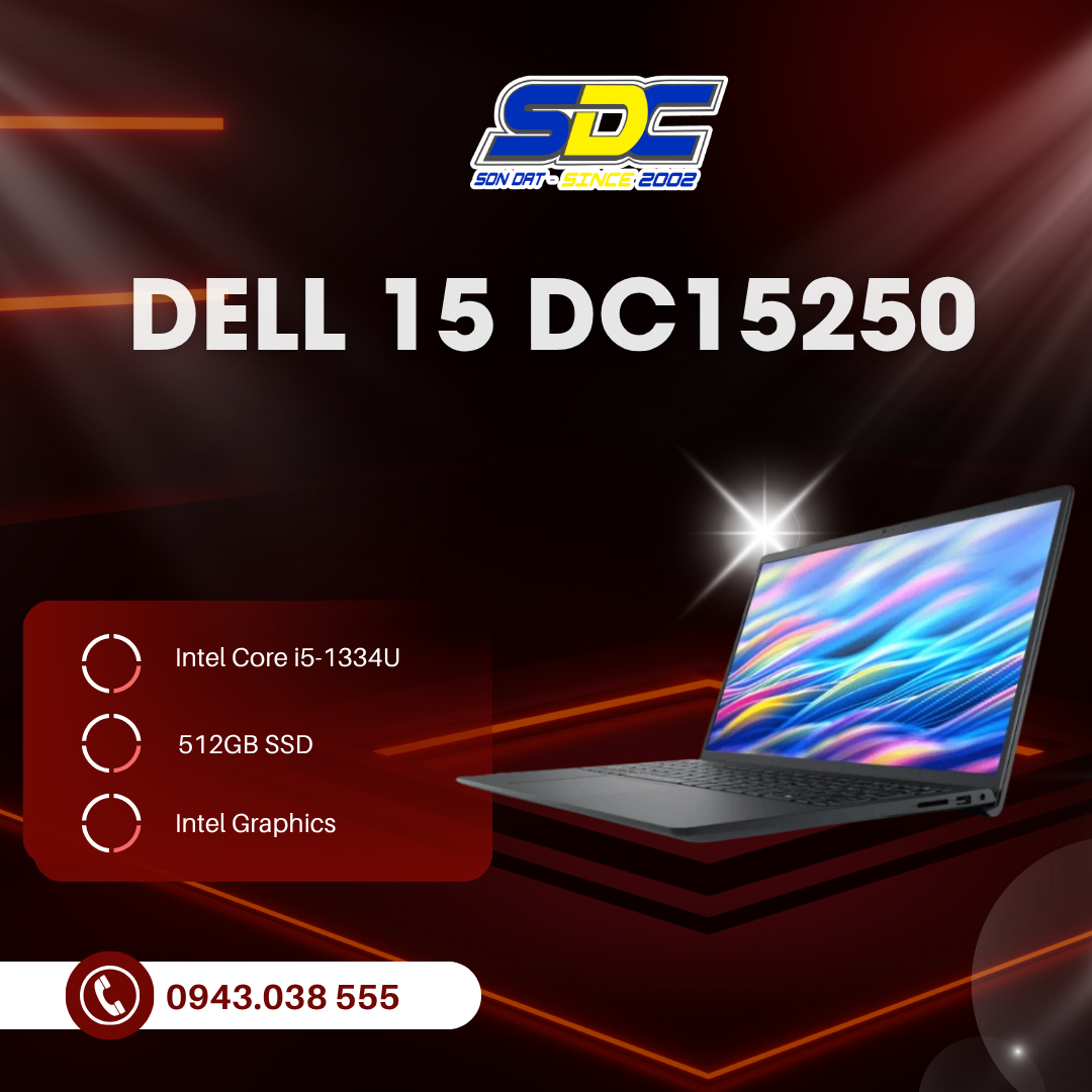 Dell 15 DC15250 là lựa chọn đáng tin cậy cho những ai tìm kiếm một chiếc laptop bền bỉ