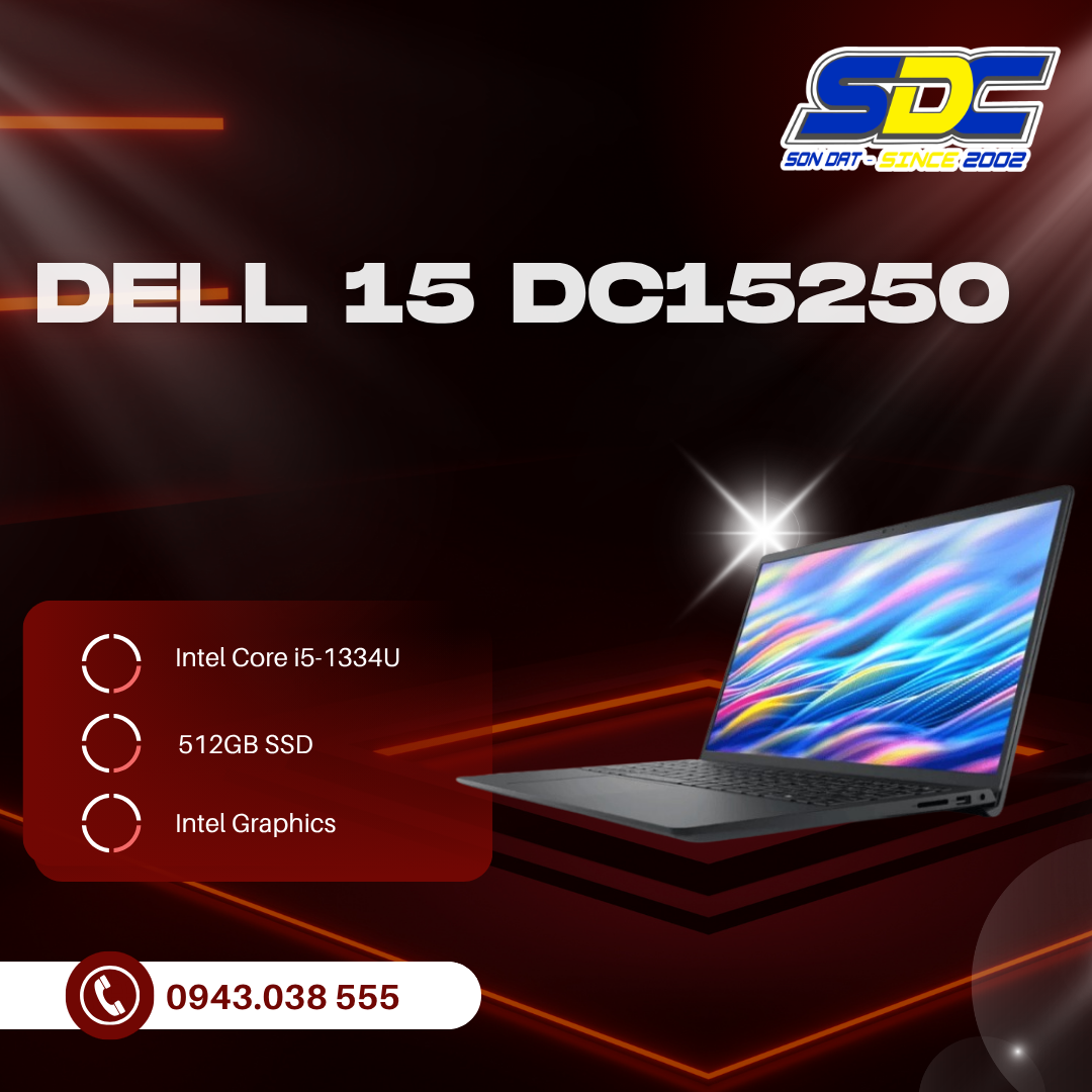 Dell 15 DC15250 là lựa chọn đáng tin cậy cho những ai tìm kiếm một chiếc laptop bền bỉ