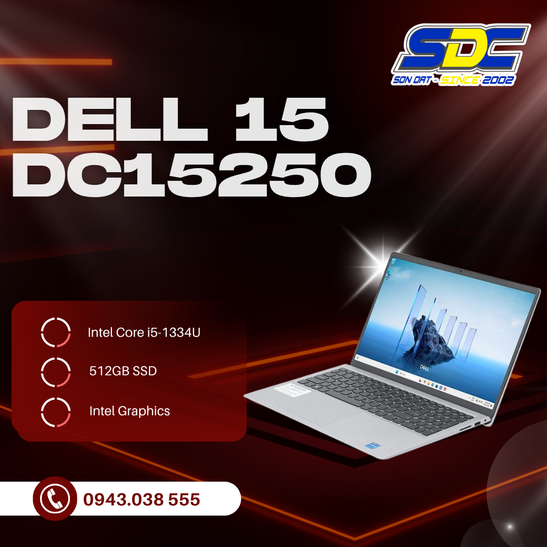 Dell 15 DC15250 là sản phẩm lý tưởng cho học sinh, sinh viên và nhân viên văn phòng