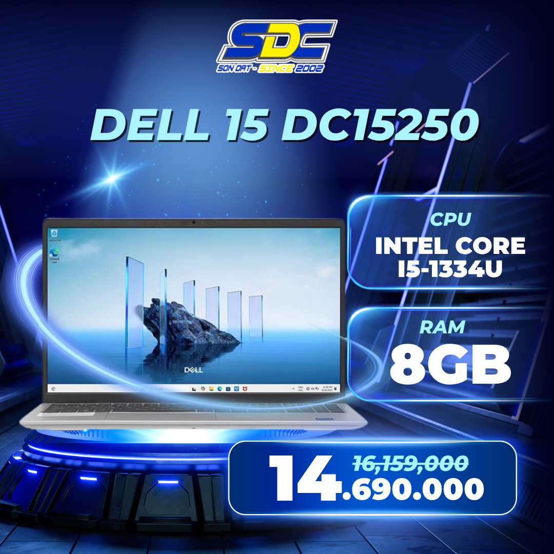 Dell 15 DC15250 là sản phẩm lý tưởng cho học sinh, sinh viên và nhân viên văn phòng