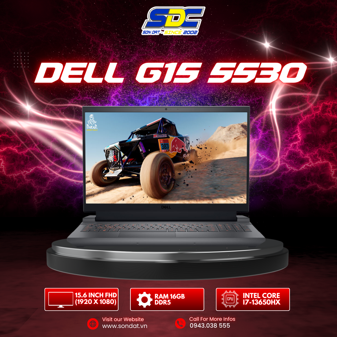 Dell G15 5530 - Một chiếc laptop chơi game mạnh mẽ và phong cách