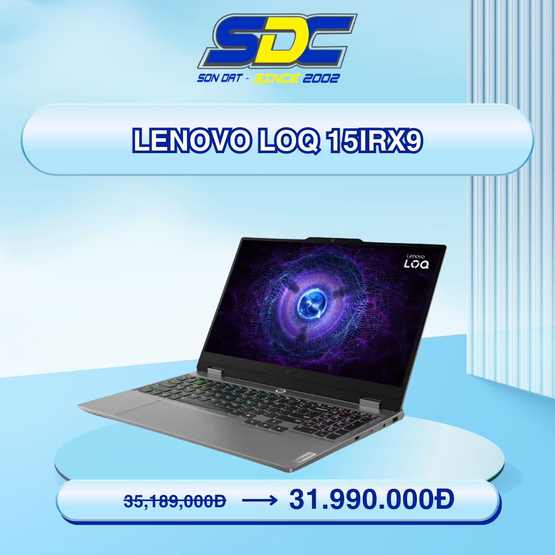 Lenovo LOQ 15IRX9 được xem là một trong những lựa chọn tối ưu dành cho game thủ tầm trung
