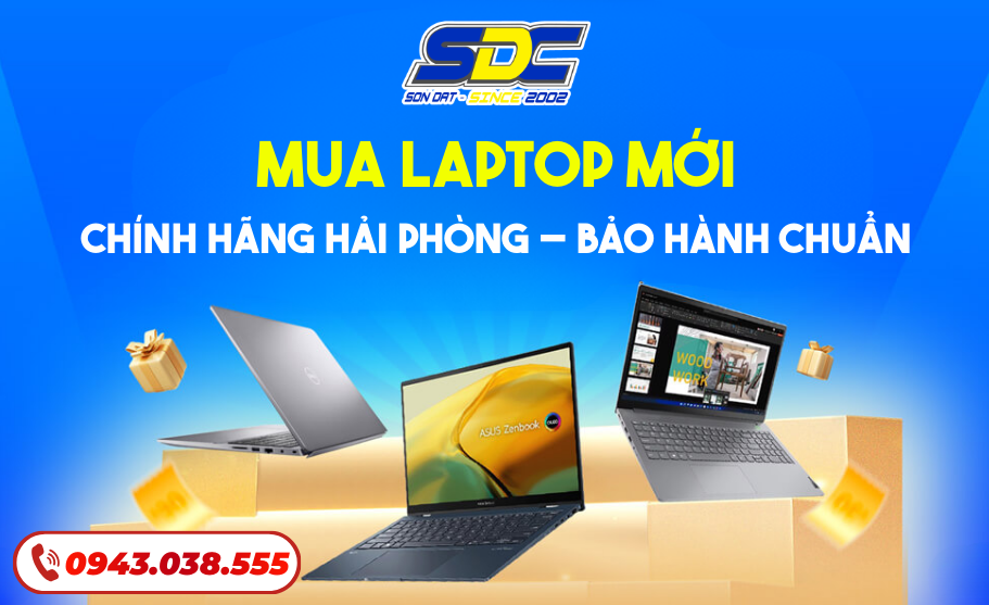 Mua Laptop Mới Chính Hãng Tại Hải Phòng – Bảo Hành Chuẩn