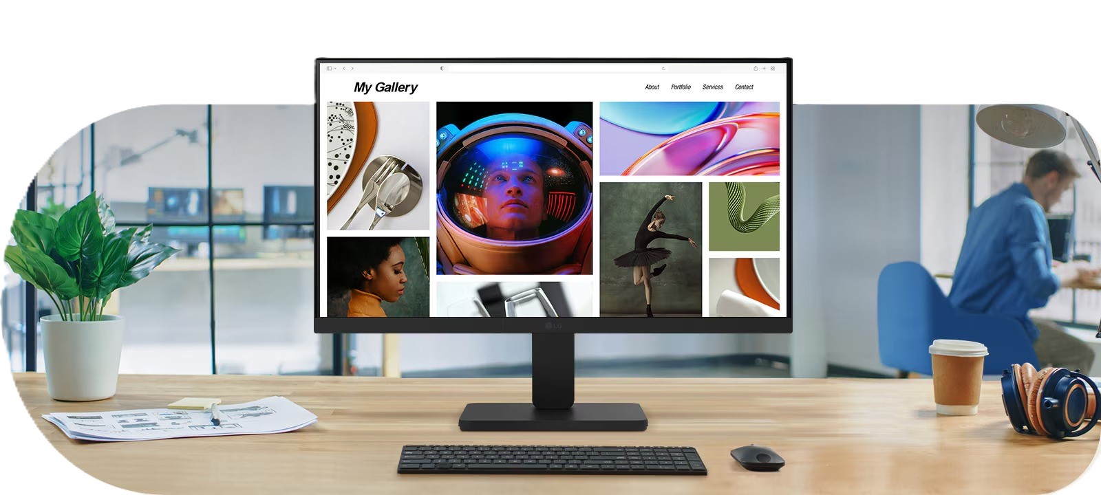 Màn hình LG 22U401A-B.ATVQ là chiếc màn hình máy tính lý tưởng dành cho nhu cầu học tập, làm việc và giải trí cơ bản