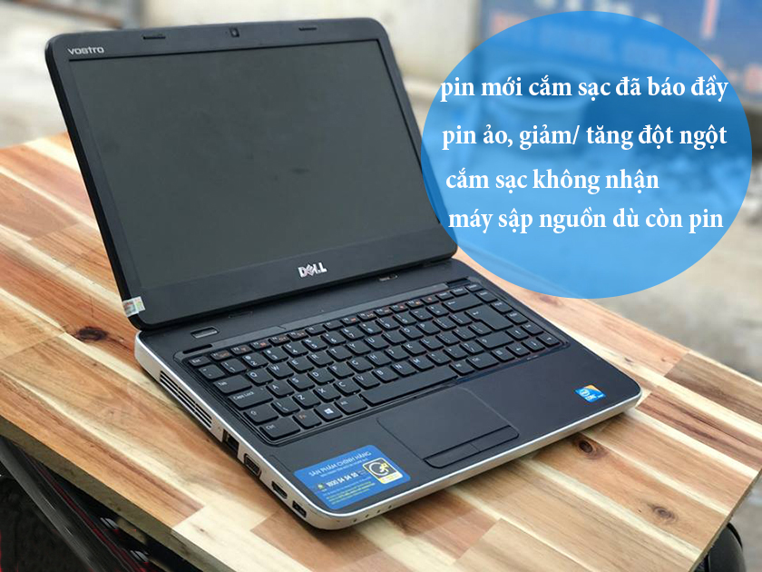 Tuổi thọ và triệu chứng của pin Dell Vostro bị hỏng cần thay mới