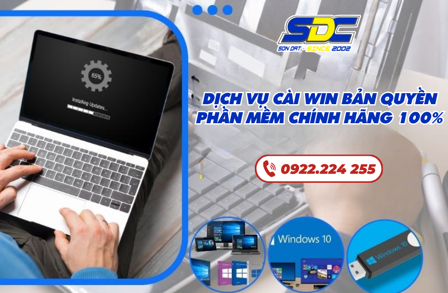 Dịch Vụ Cài Win Bản Quyền – Phần Mềm Chính Hãng 100%