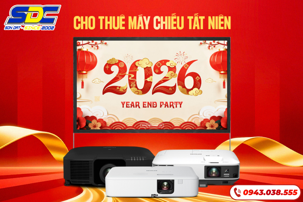 Cho Thuê Máy Chiếu Trình Chiếu Sự Kiện Cuối NămTại Hải Phòng | Chuyên Nghiệp Từ A–Z