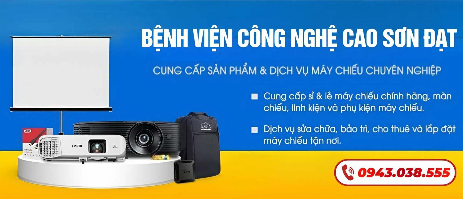 Cho Thuê Máy Chiếu, Màn Chiếu Sự Kiện – Trọn Gói, Giá Tốt