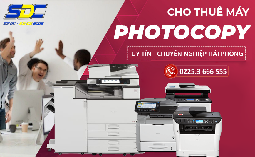 Doanh nghiệp cần thuê máy photocopy uy tín? Đến ngay Sơn Đạt.,JSC