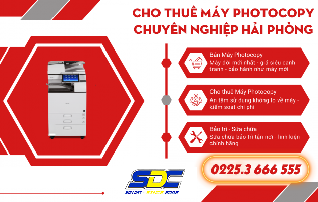 Cho thuê máy Photocopy Chuyên nghiệp tại Hải Phòng | Uy tín & Giá Tốt,