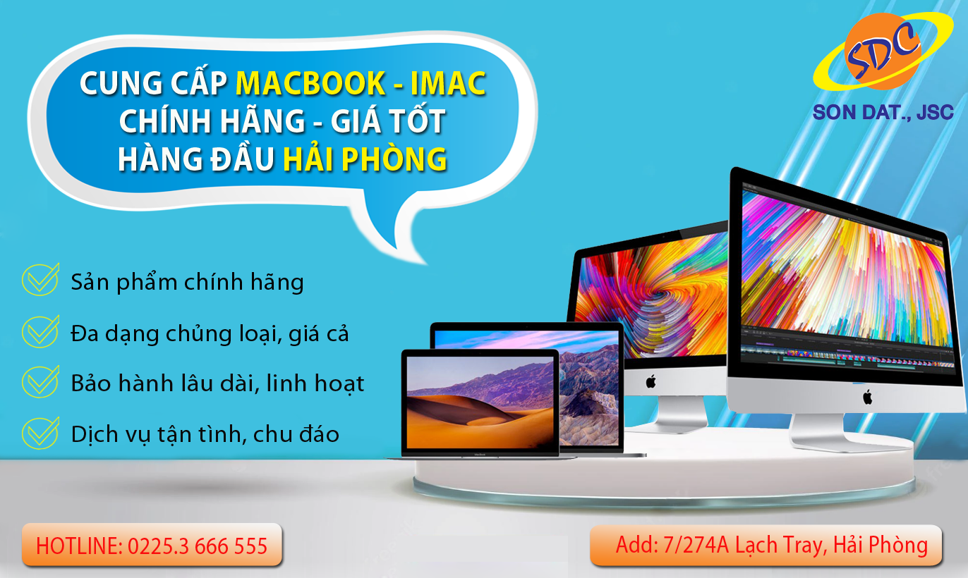 Macbook, Laptop tại Sơn Đạt có chính sách bảo hành dài hạn, tận tình