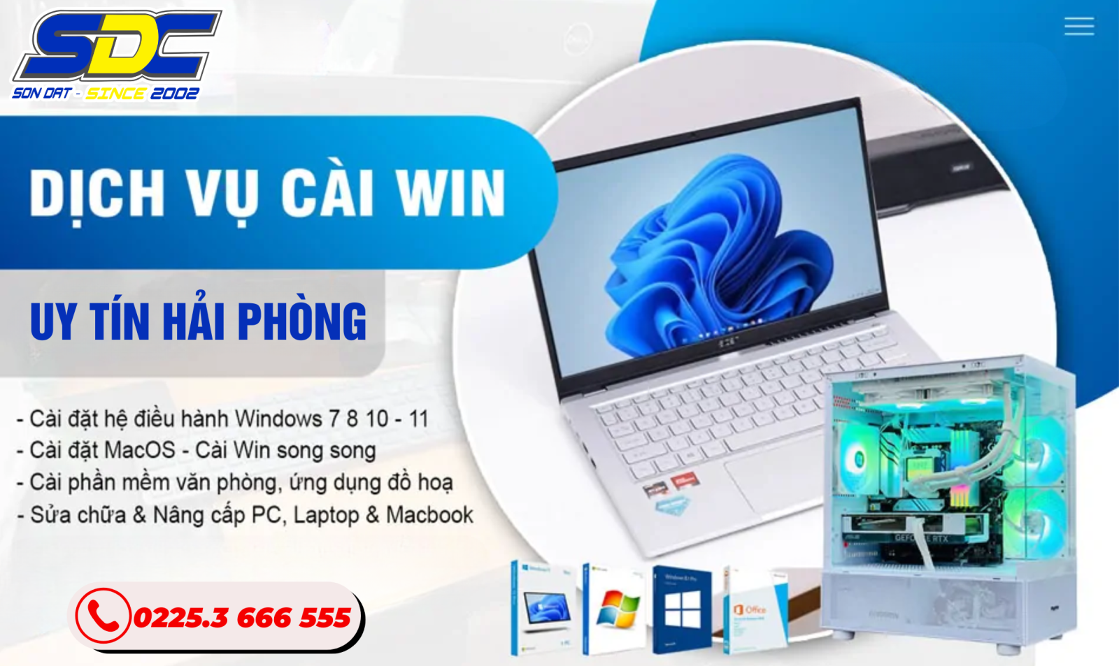 Dịch Vụ Cài Win Bản Quyền – Phần Mềm Chính Hãng Hải Phòng