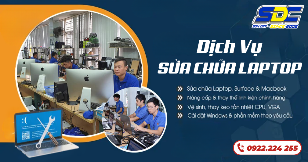 Dịch Vụ Sửa Lỗi Laptop Không Lên Màn, Không Nhận Pin, Không Vào Win.