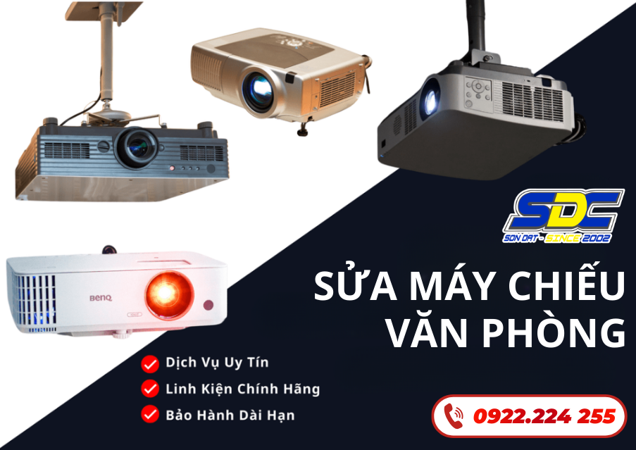 SONDAT.,JSC - Sửa Máy Chiếu Văn Phòng – Lỗi Hình Ảnh, Bóng Đèn, Mất Tín Hiệu