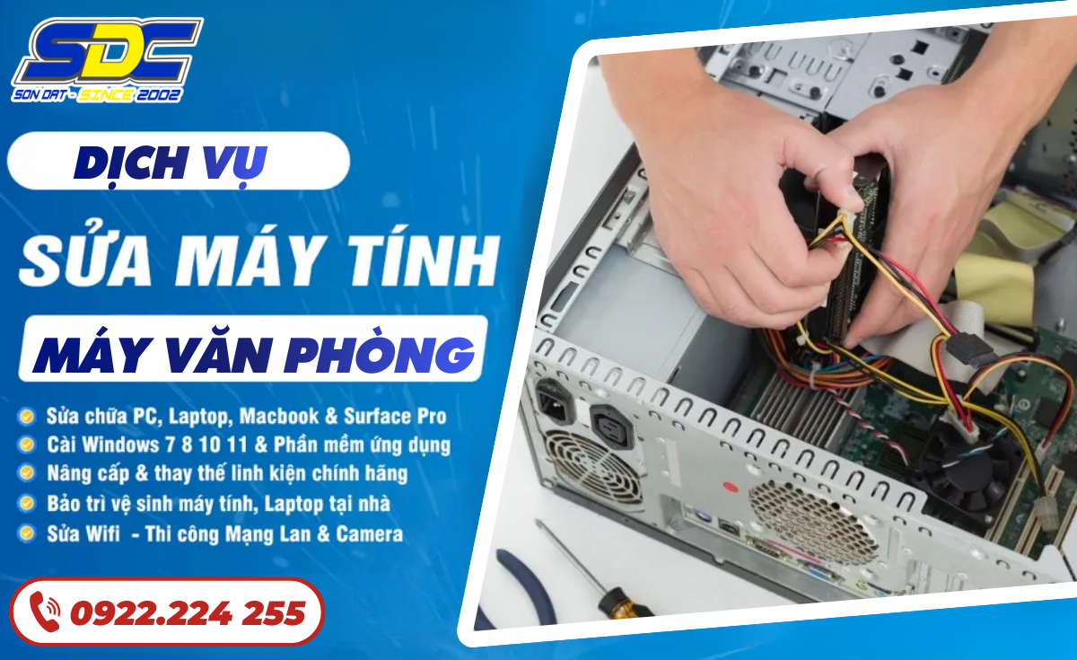 Sửa Chữa Máy Tính – Máy Văn Phòng Uy Tín, Nhanh Chóng, Giá Hợp Lý