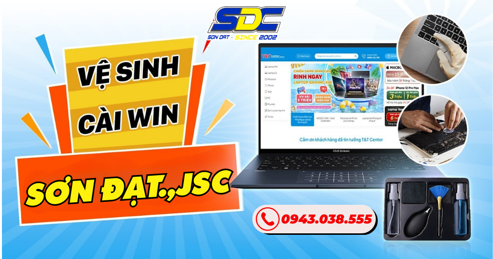 Vệ Sinh & Thay Keo Tản Nhiệt Laptop – Giữ Máy Mát, Chạy Êm
