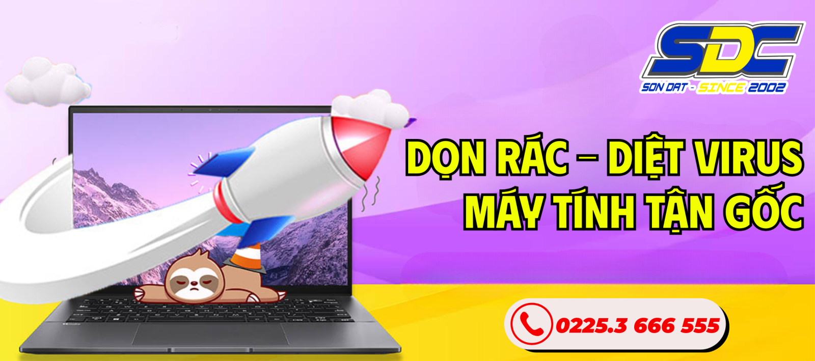 Dọn Rác – Diệt Virus Máy Tính Tận Gốc | Sơn Đạt., JSC