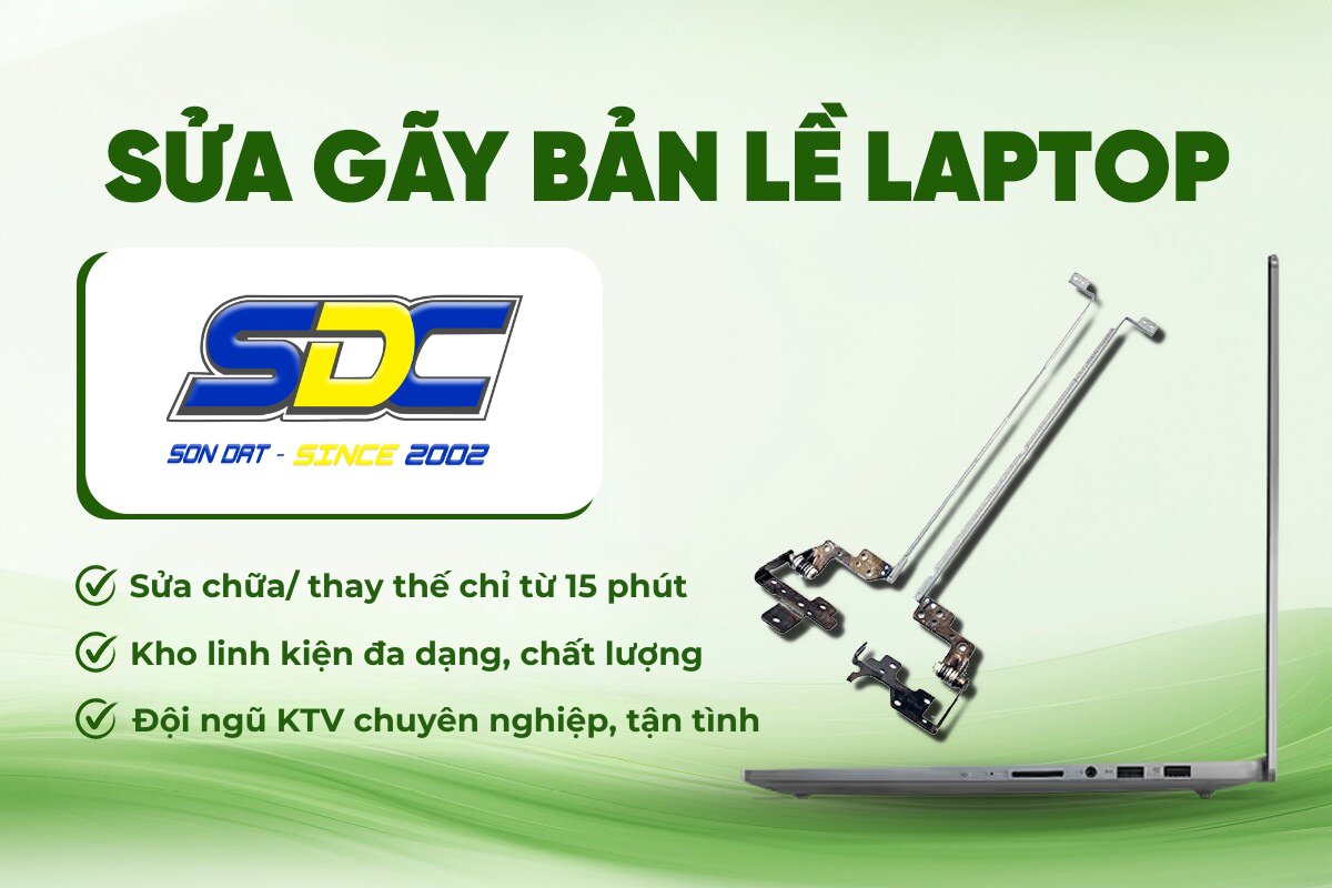 Sửa chữa, thay bản lề laptop tại Hải Phòng