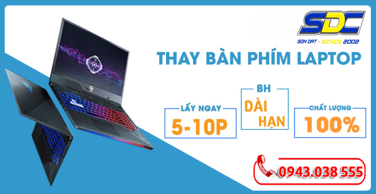 Sơn Đạt.,JSC thay bàn phím laptop chuyên nghiệp, nhanh chóng số 1 Hải Phòng