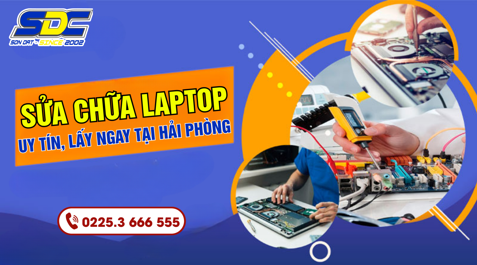 Dịch vụ sửa chữa Laptop uy tín, lấy ngay tại Hải Phòng| Gọi là có
