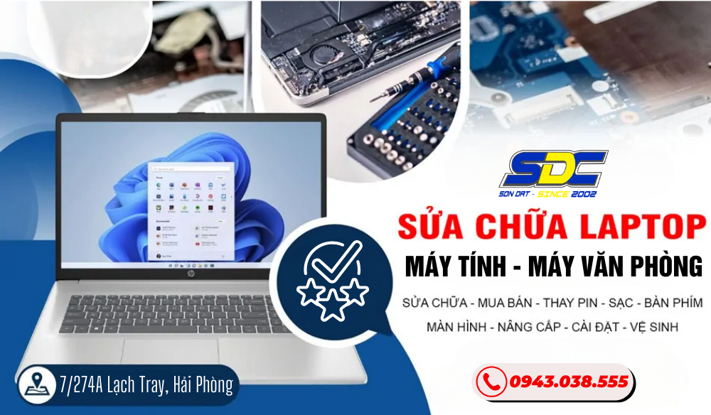 Sửa Chữa Máy Tính – Laptop – Máy Văn Phòng Tại Hải Phòng Uy Tín