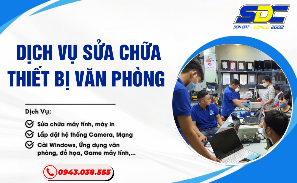 Dịch Vụ Sửa Chữa Thiết Bị Văn Phòng – Có Linh Kiện, Sửa Nhanh, Lấy Luôn