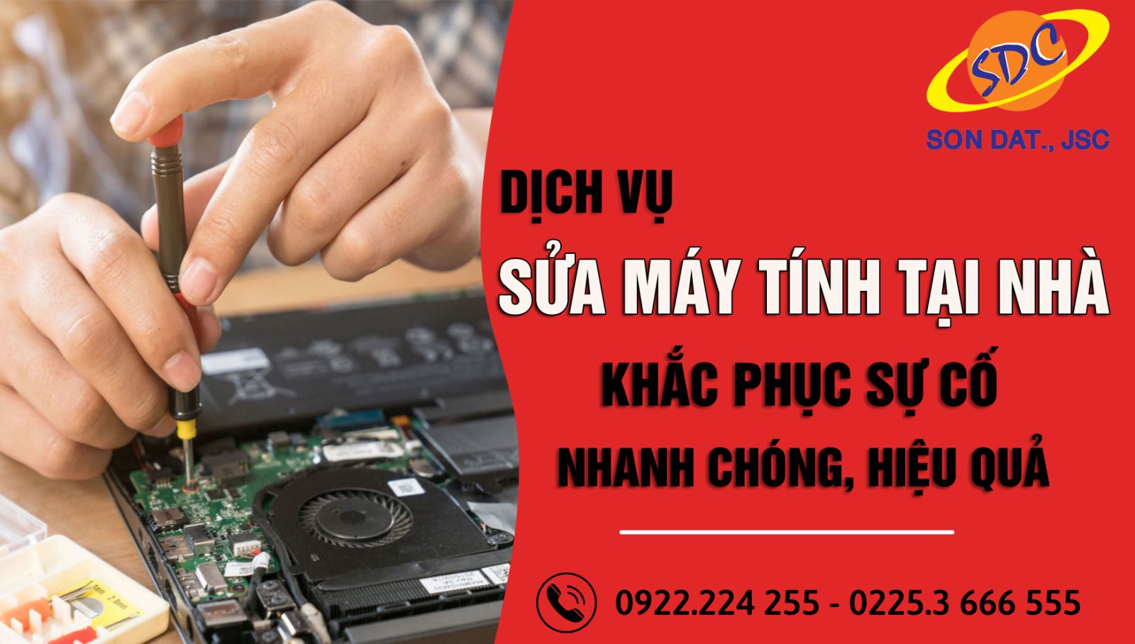  Dịch vụ sửa máy tính tại nhà Hải Phòng, khắc phục sự cố nhanh chóng và hiệu quả- Sơn Đạt.,JSC