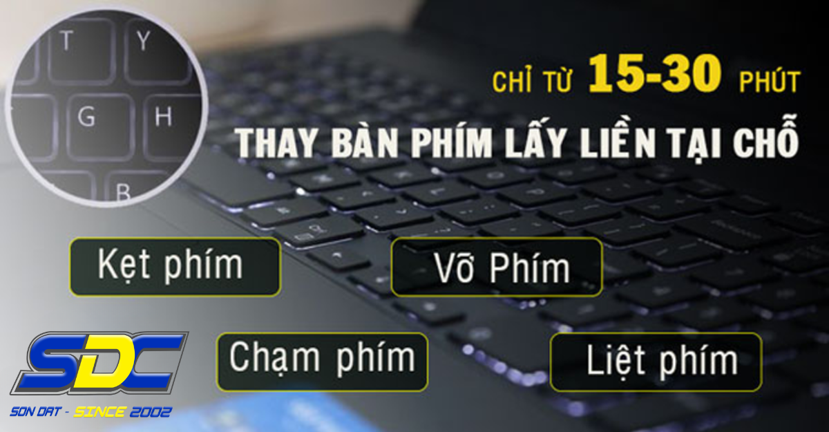 Bệnh Viện Máy Tính Sơn Đạt là địa chỉ thay bàn phím Laptop uy tín tại Hải Phòng