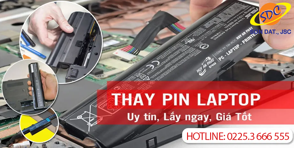 Đơn vị thay pin laptop uy tín, chất lượng Hải Phòng